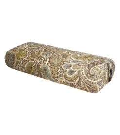 Hugger Mugger Standard Printed Yoga Bolster Paisley Café -EVERYDAY YOGA Sales 6988876939307 paisleycaf