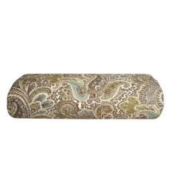 Hugger Mugger Standard Printed Yoga Bolster Paisley Café -EVERYDAY YOGA Sales 6988876939307 paisleycaf 3a