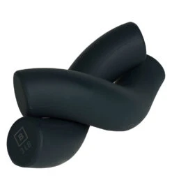 B Yoga 3lbs Helix Weights Black