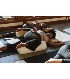 Halfmoon Corduroy Cylindrical Bolster Birch -EVERYDAY YOGA Sales 7052485296171 birch 4a