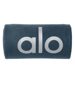 Alo Yoga Grounded No-Slip Mat Towel Eclipse -EVERYDAY YOGA Sales 7069184819243 eclipse