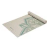 Gaiam 5mm Printed Yoga Mat Vintage Green Point -EVERYDAY YOGA Sales 7093247017003 vintagegreenpoint 2a