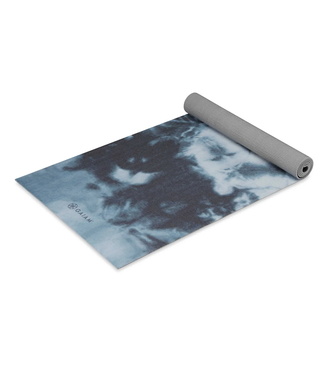 Gaiam 6mm Premium Yoga Mat Metro Lagoon Tie Dye 1 Gaiam 6mm Premium Yoga Mat Metro Lagoon Tie Dye