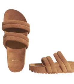 Varley Giles Quilted Slides 2.0 -EVERYDAY YOGA Sales 7096493539371 chanterelle 3a