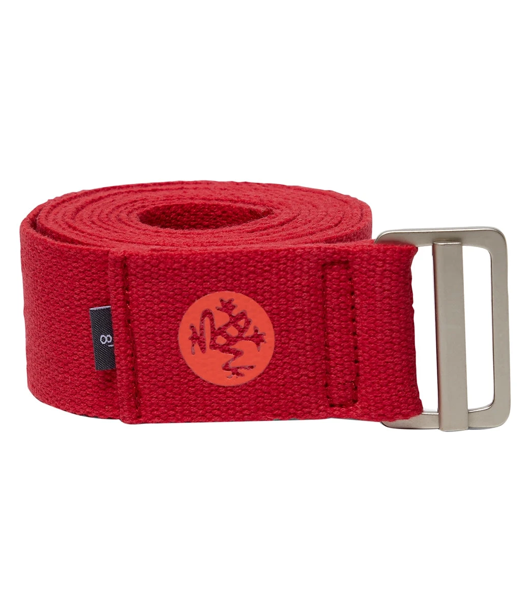 Manduka AligN 8' Yoga Strap Rose 3 Manduka AligN 8' Yoga Strap Rose - Image 3